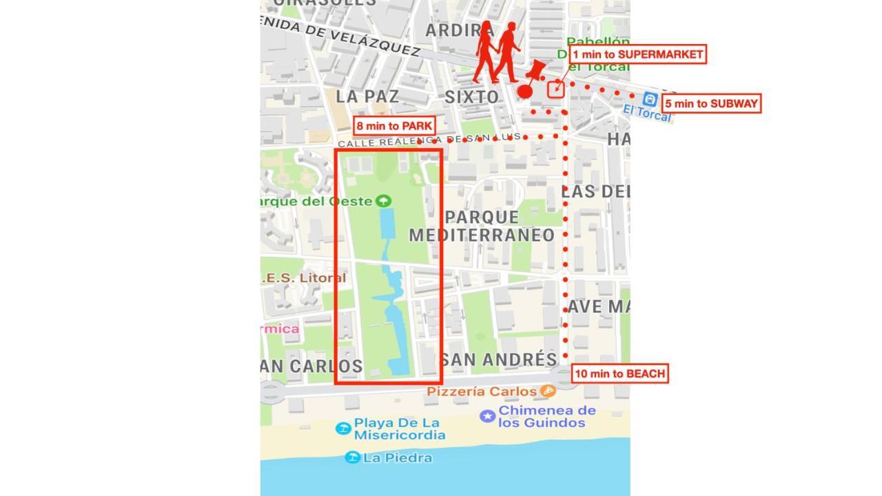 Appartamento Cómodo, Moderno Y Cerca De Todo En Málaga
